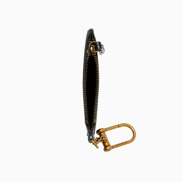 Gucci GG Marmont Black Leather Keychain Wallet - New - Picture 4 of 5